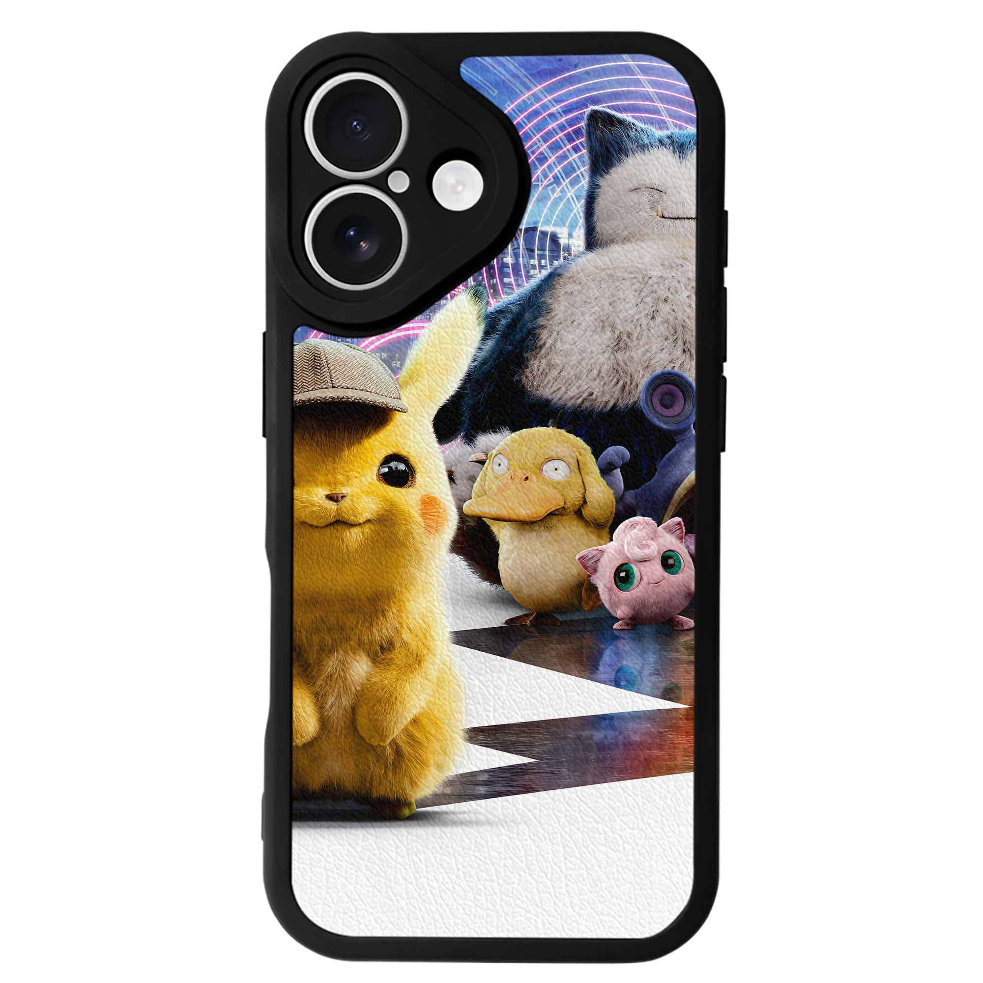 （画像用） ポケットモンスター Pokémon 【iPhone 16シリーズ対応】シリコンスマホケース（レザー調） 材質：シリコン